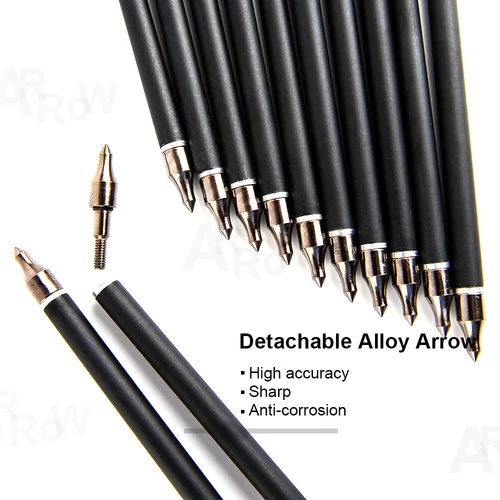 12PCS Archery Hunting Half Moon Nock OD 8.8mm Arrow Carbon Crossbow Bolts 20inch - Picture 7 of 7