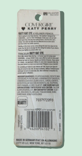 Covergirl Katy Perry Katy Kat Eye Eyeliner #KP01 KITTY WHISPURR 0.33 OZ - Picture 2 of 2