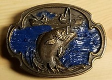 Siskiyou Vintage 1984 Bass Fishing Belt Buckle
