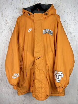 80s 90s Vintage Nike Tennessee Volunteers NCAA Parka Jacket Size XL
