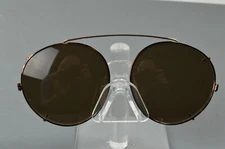NEW Berkshire Chase Clip On Sunglasses Panto Gold Black Silver Tortoise Var Size