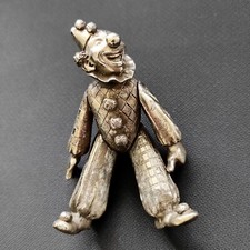 Silver Plated Clown Articulated Kitney & Co 1995