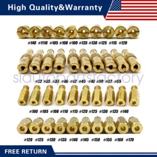 Carburetor 30Pc Main Jets+ 10Pc Slow Jets/Pilot Jet Kit FOR PWK Keihin OKO Carbs