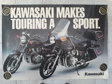 1983 KZ1100 SHAFT DRIVE NOS KAWASAKI BROCHURE SPEC SHEET RARE DEALER | eBay