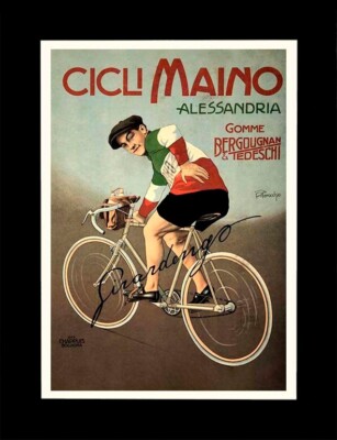 Poster Vintage Publicitaire De Bicyclettes Françaises - Format 50x70 Cm, Neuf, Fabrication Italienne