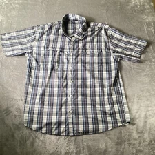 Huk Performance Fishing Shirt Men’s Large Vented Short Sleeve 