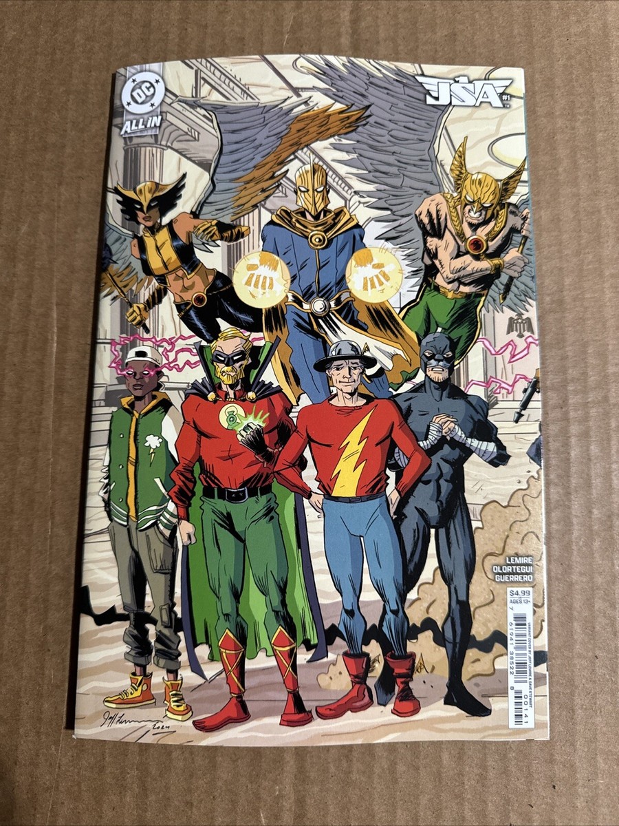 JSA #1 LEMIRE VARIANT JUSTICE SOCIETY OF AMERICA FIRST PRINT DC