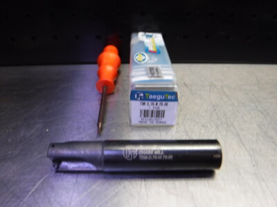 Taegu Tec 3/4'' Coolant Thru Indexable Endmill TDM D.75-W.75-06 (LOC1703B)