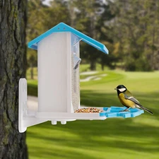 2.5L Solar Powered Bird Feeder Bird Feeding Unit w/Camera Smart Bird Feeder ﻿