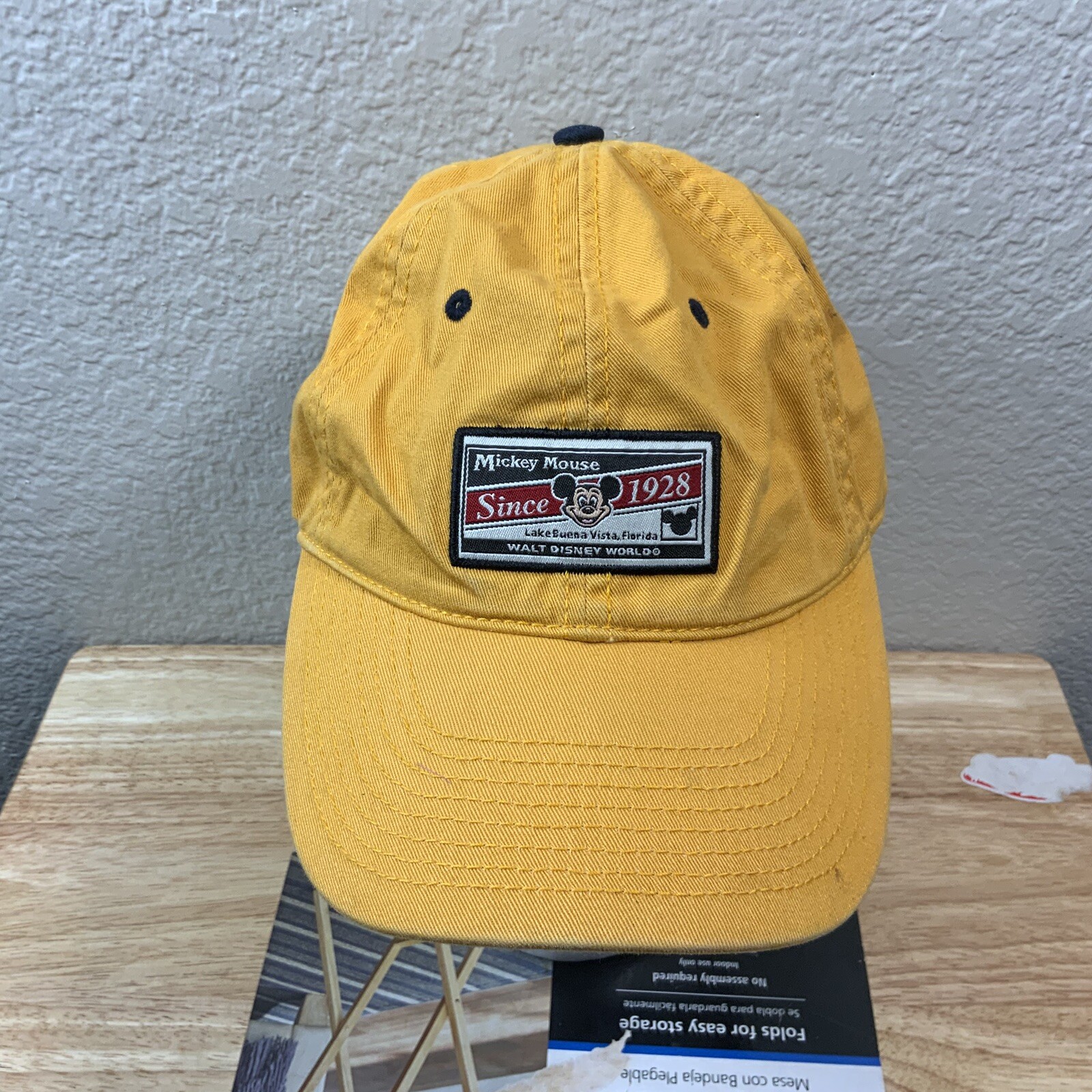 Mickey Mouse Hat Baseball Strapback Cap Yellow Ad… - image 3