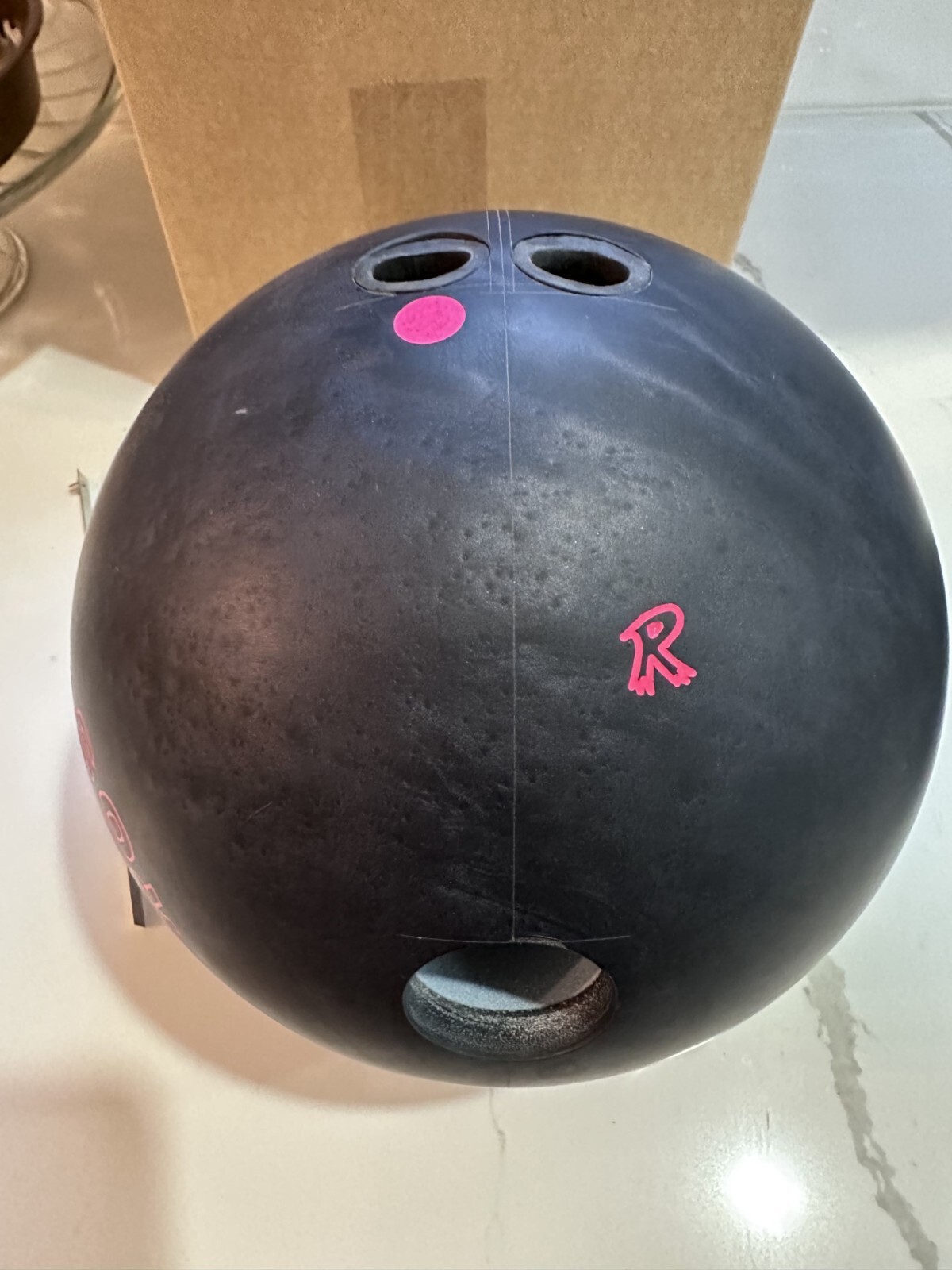 USED Bowling Ball 15lb Radical "DOUBLE CROSS" DRILLED WEIGHT 15lb