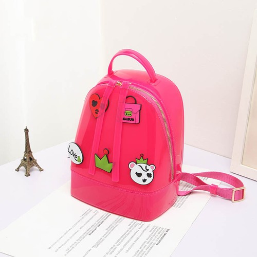 Zaino Zainetto Donna in Gomma Ragazza Bambina 9 Colori Impermeabile | eBay