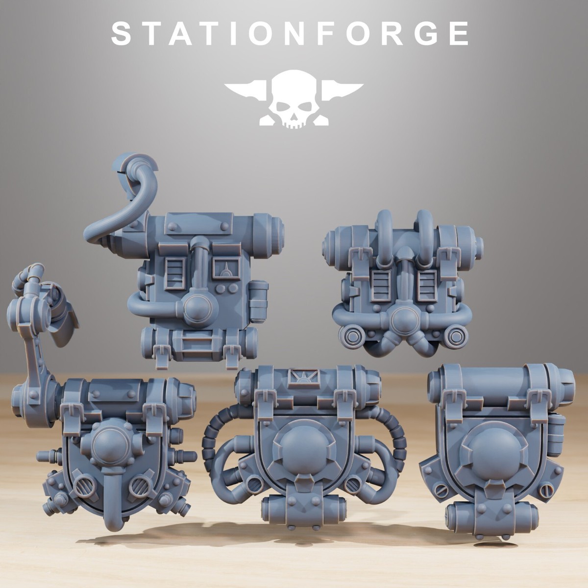 Scavenger Starter Force: Sommo Sacerdote, 2 Cacciatori E Divisione Mech | Wargame
