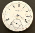 Antique 1901 Elgin Grade 220 Pocket Watch Movement Good Balance 16s 15j USA