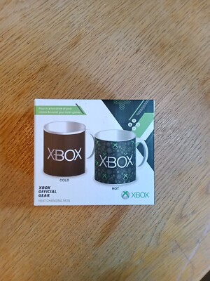 XBox Heat Changing Mug Tasse Zak Official Gear Gamer Gaming Geschenk Present