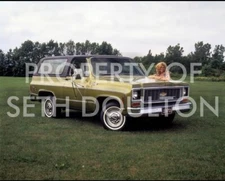 1973 Blazer GM factory original photo vintage print ad Large 16" X 20" poster