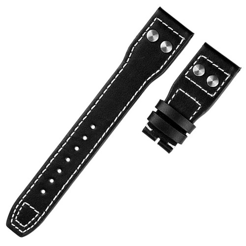 21mm 22mm Leder Uhrenarmband Nieten für Iwc Big Pilot No Buckle Strap - Zdjęcie 9 z 10