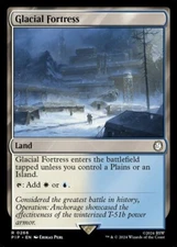 Glacial Fortress Light Play, English Magic the Gathering MTG Universes Beyond: F