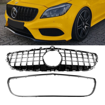 Kühlergrill Schwarz passt für Mercedes CLS W218 Kamera 14- Sport-Panamericana GT