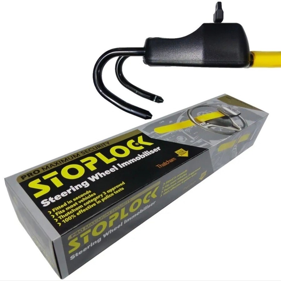 Stoplock Professional Steering Wheel Lock Pro AntiTheft Thatcham Cat 3