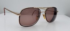 Vintage Titmus 101 Gold Amber Pilot Metal Sunglasses USA FRAMES ONLY