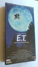 E.T. 1982 RARE NO GREEN VHS MCA Watermark NOS Factory Sealed Original 1st ET VTG