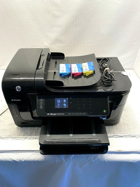 HP OfficeJet 6500A Plus E710n All-In-One Inkjet Printer Scan Fax Copy Tested | eBay