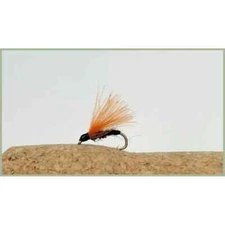 F Flies, 3 Pack Orange CDC F Fly Trout Flies, Choice of Sizes, For Fly Fishing