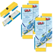 Cellulose SqueezeMatic Butterfly Mop Refill 4 Pk -Comparable w/ Quickie TYPE S