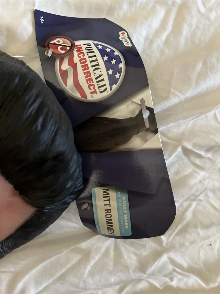 Presidential Mitt Romney Latex Vinyl Full Overhead Adult Vinyl Mask Disguise - Image 2 of 4