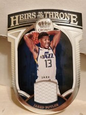 Jared Butler 2021-22 Panini Court Kings Heirs To The Throne Jersey Relic Rookie