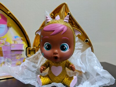 Cry Babies Magic Tears NEW Golden Edition! HALLY Dragon Doll *Very