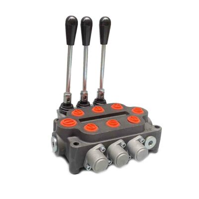 3 Spool 25 GPM Hydraulic Directional Control Valve,SAE Ports Double Acting Valve