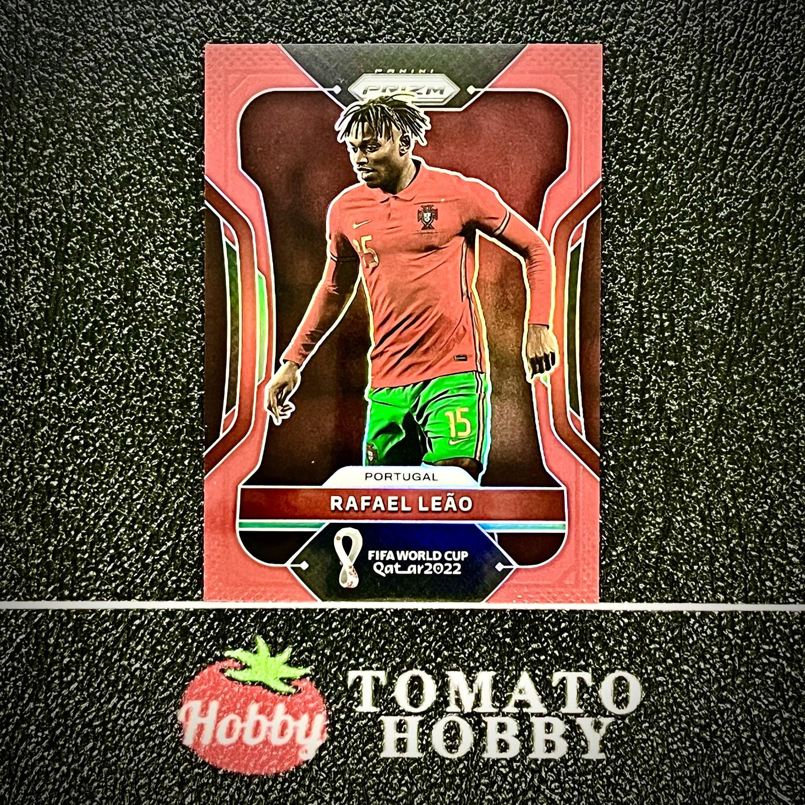PANINI PRIZM FIFA WORLD CUP 2022 RAFAEL LEAO /399 RED REFRACTOR PORTUGAL