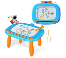 Kikidex Magnetic Drawing Board, Toddler Girl Toys for 1-2 Year Old, Doodle Board