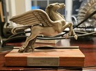 Mobilgas Pewter Figurine Paper Weight Limit Edition Circa 1980 — photo 2