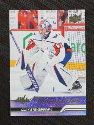 2023-24 Upper Deck Series 2 - Young Guns Clay Stevenson #457 (RC)