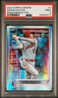 2022 Topps Chrome - PSA 9 - Shohei Ohtani #1 Prism Refractor Angels Dodgers
