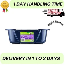 Vibrant Life Large Open Cat Litter Box - Extra Wide, High Sides - Low Tracking