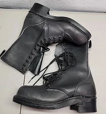 Vintage Linesman Boots Leather Size 8 Made With Man Made Materials Biltrite New