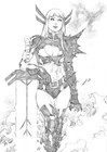 Magik (11"x17") Original Art by Gardenio - Ed Benes Studio