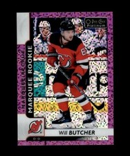 2017-18 O-Pee-Chee Platinum Violet Pixels #175 Will Butcher RC (ref 110730)