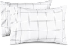 Bare Home Microfiber Pillow Cases - King Size Set of 2 - Cooling Pillowcases
