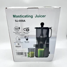 NEW Juicer SJ-059A Cold Press Juicer BPA Free High Torque 95% Yield
