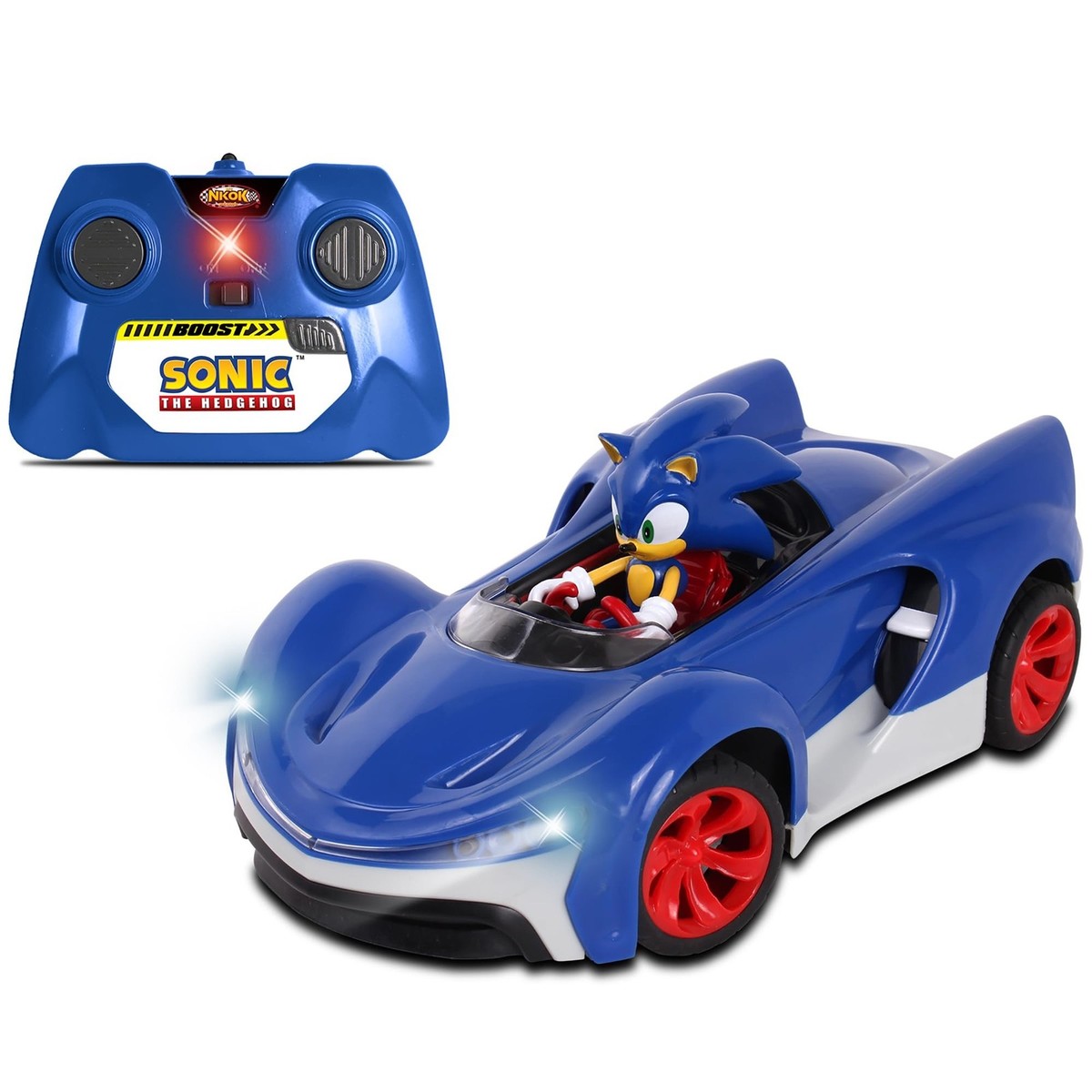 NKOK Team Sonic Racing 2.4GHz Radio Control Toy Car with Turbo