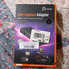 j5create JVA02 HDMI to USB-C Live Video Captu...