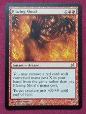 Magic The Gathering BETRAYERS OF KAMIGAWA BLAZING SHOAL red card MTG