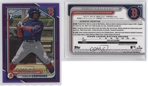 2024 Bowman Prospects Purple Border /250 Yoeilin Cespedes #BP-139
