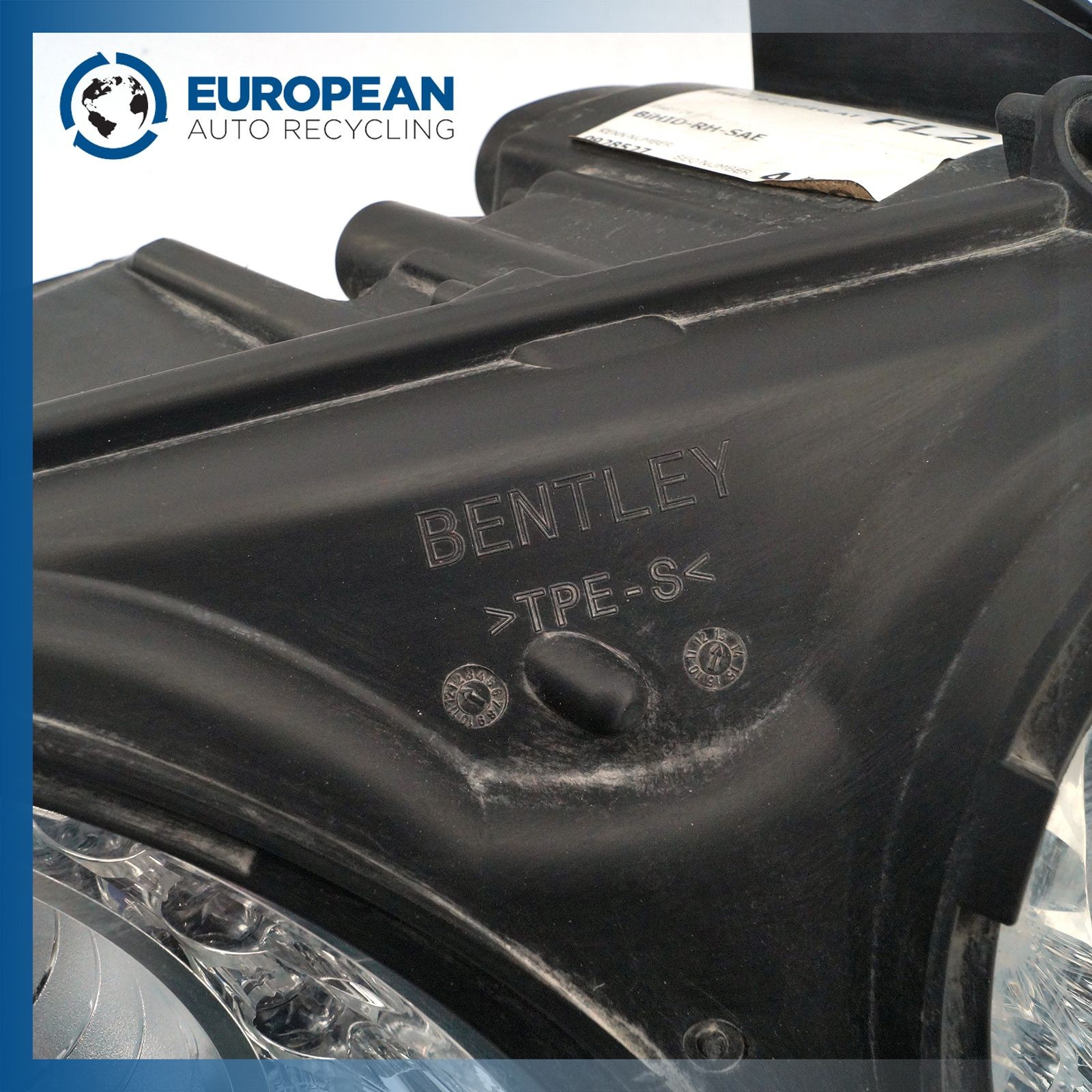 12-15 BENTLEY CONTINENTAL GT Right Side Headlight - OEM 3W1941016AT