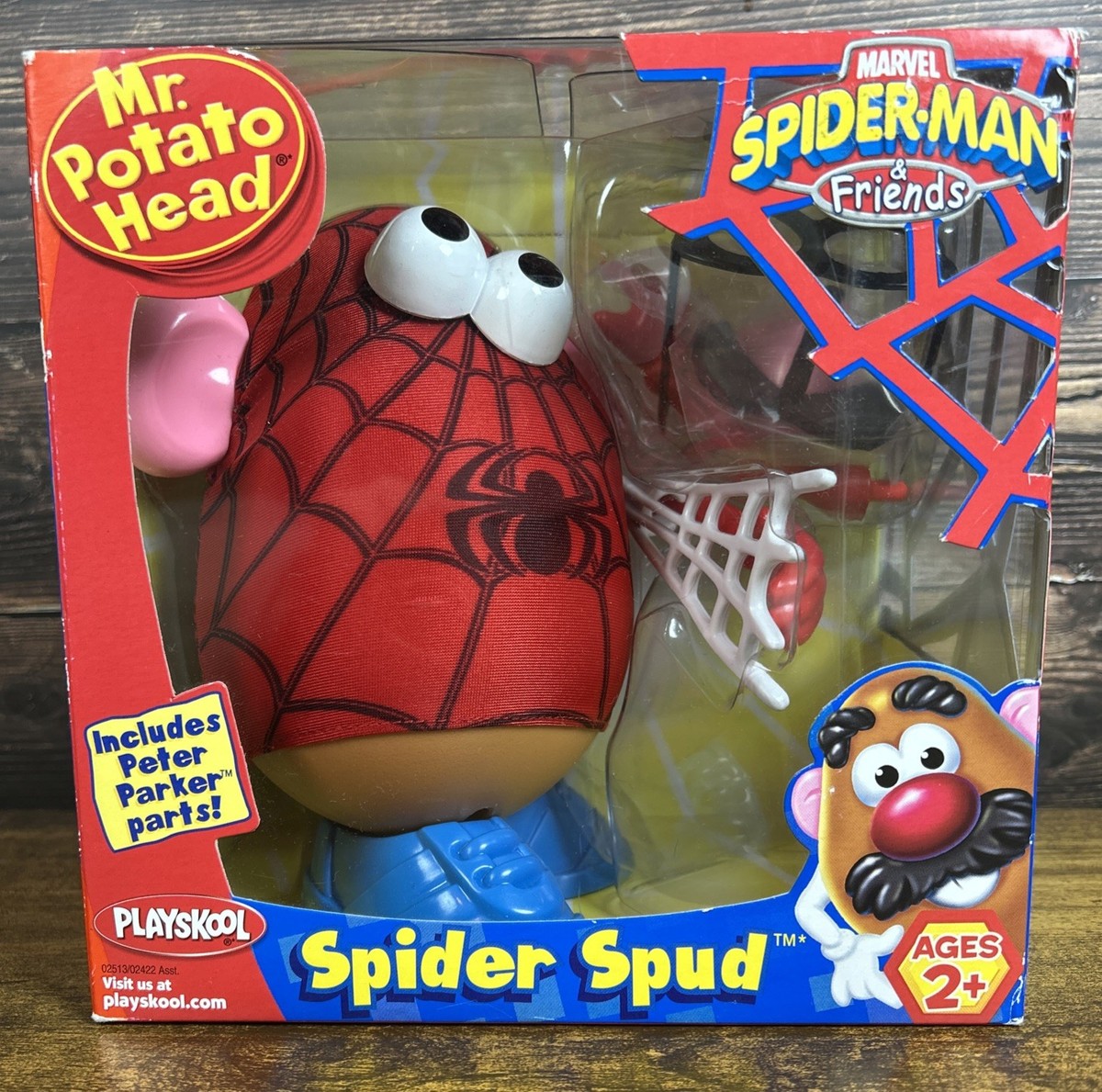 Playskool Mr. Potato Head Spider Spud, VINTAGE New in Box